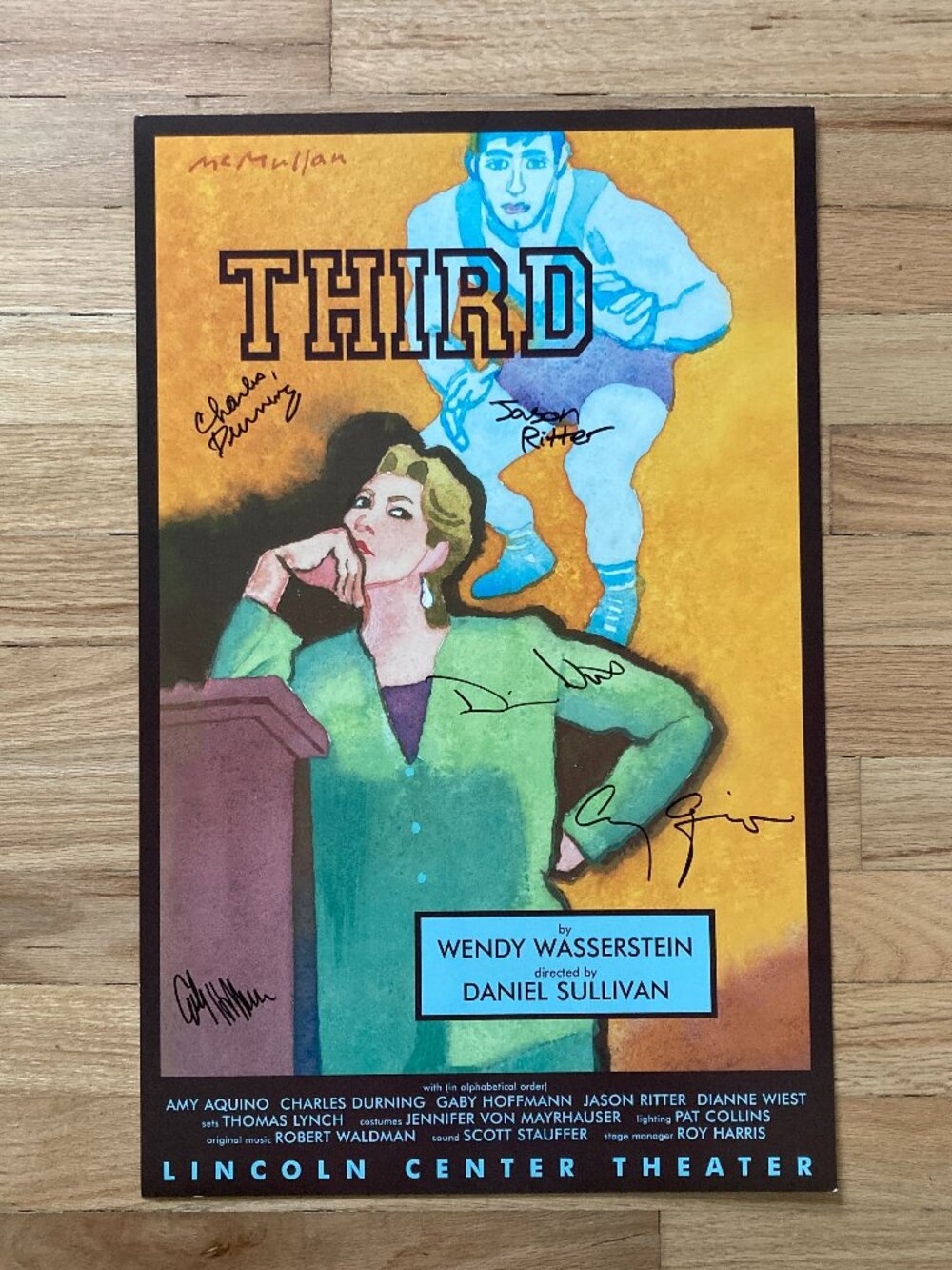 Third Cast Signed Window Card Poster Dianne Wiest Jason Ritter Charles Durning +